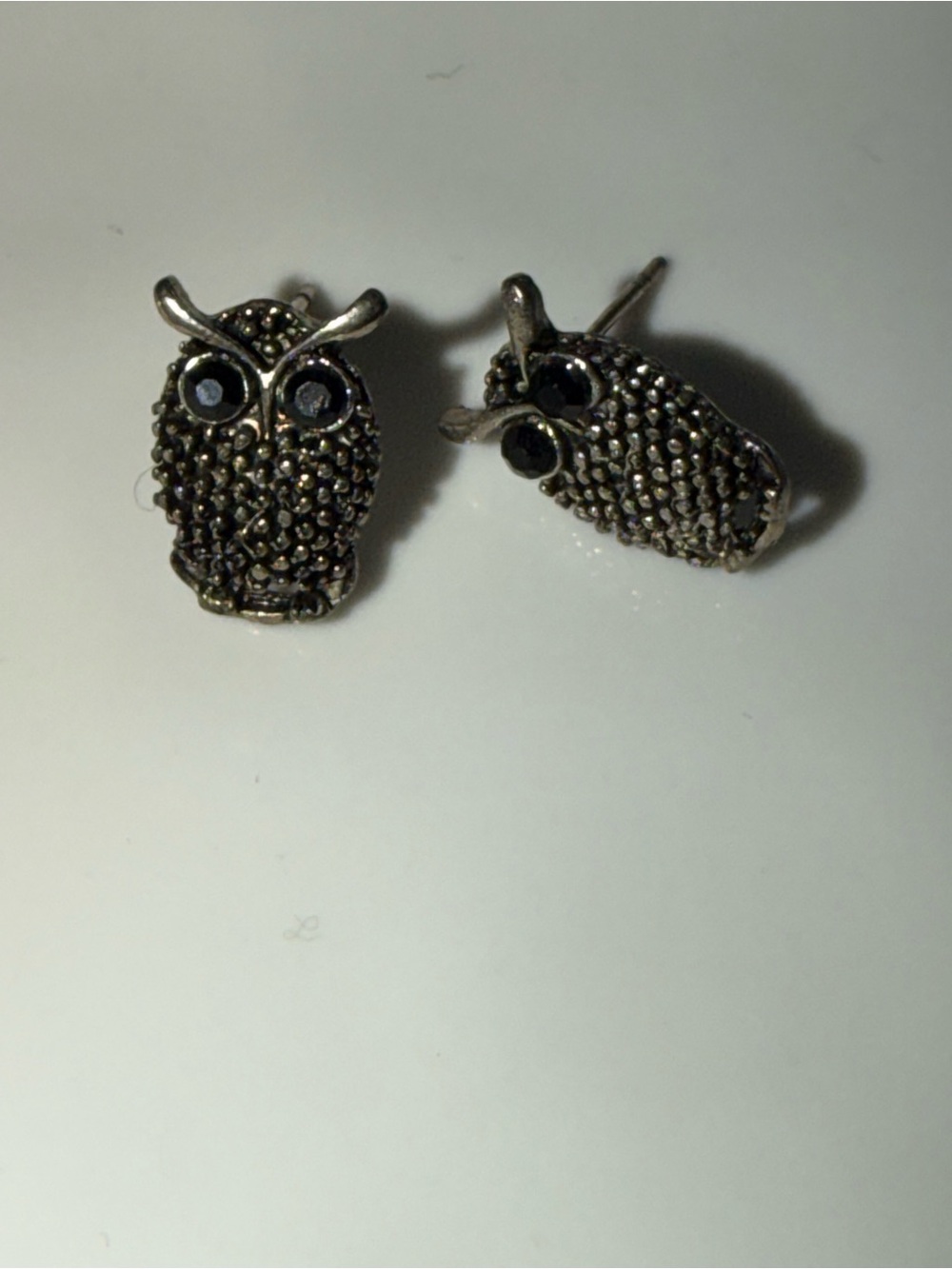 New women’s girls black owl animal earrings jewelry gift